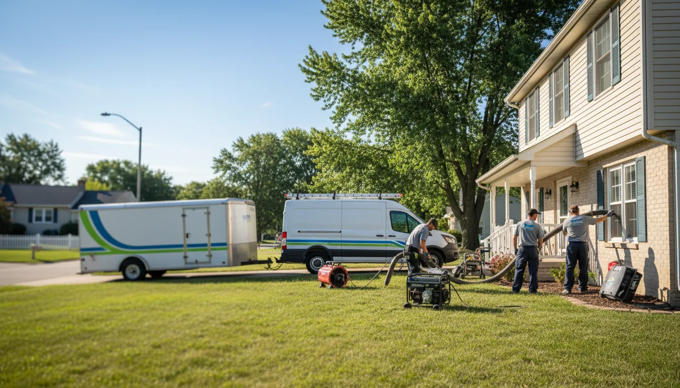 Flooded Basement Restoration And Cleanup With Repair in Coalton, OH near me